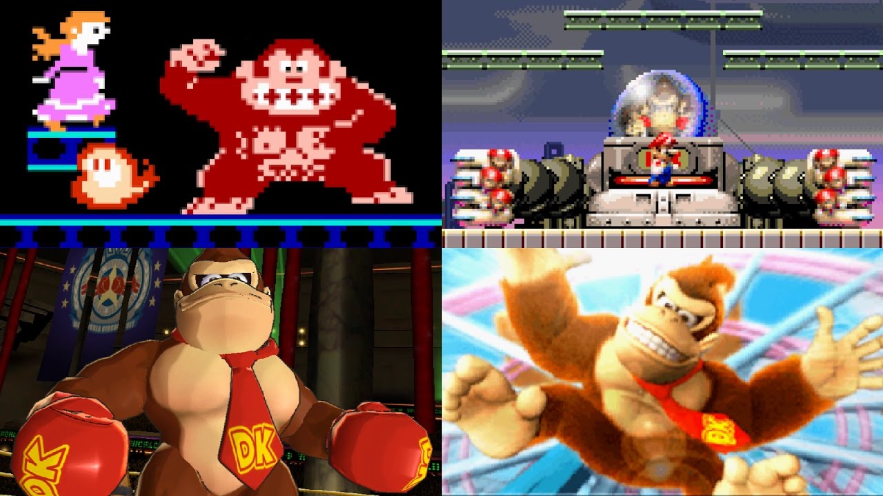 Evolution of Donkey Kong Battles