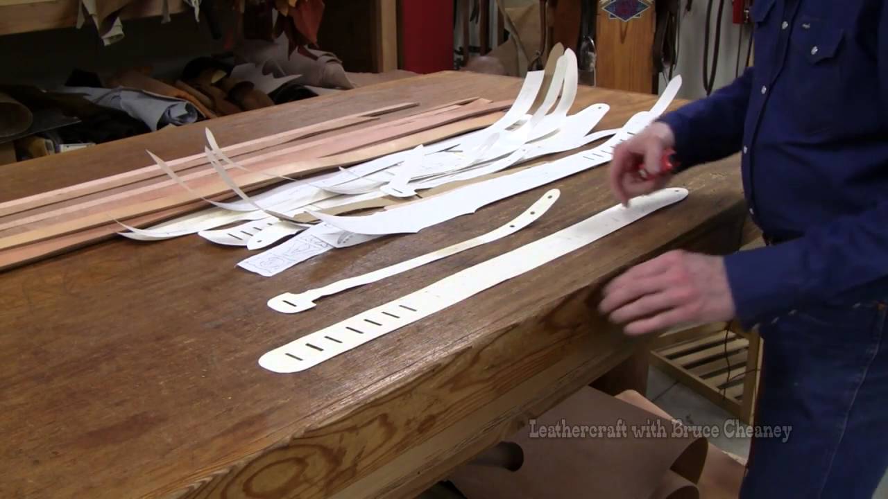 Leather Working: Guitar strap making patterns