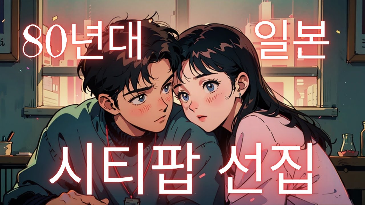 80년대 일본 시티팝 명곡 모음 🎧 레트로 감성 플레이리스트【80년대 일본 시티팝 MV】