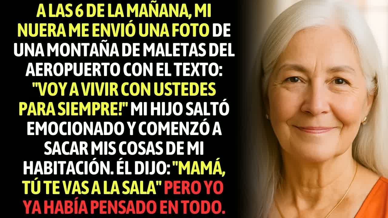 A Las 6 De La Mañana, Mi Nuera Me Envió Una Foto Con El Texto ＂Voy A Vivir Con Ustedes Para Siem