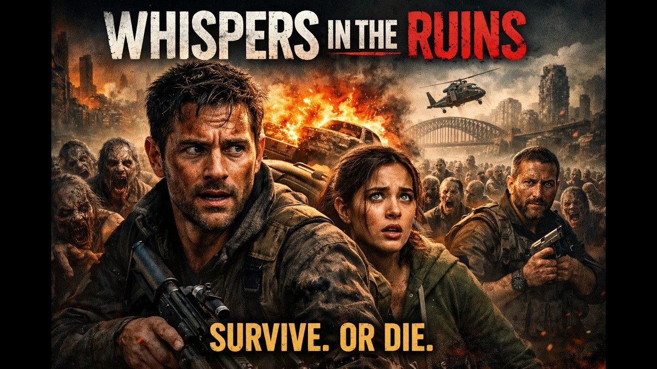 “Whispers in the Ruins: A Cinematic Story of Fear, Survival, and the Last Light of Humanity....