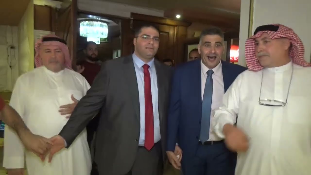 احمد القسيم دبكة مجوز أفراح أل الرفاعي - الحاج أبو مهيوب الرفاعي - حفلة الاردن جزء 2 دبكة على الثقيل
