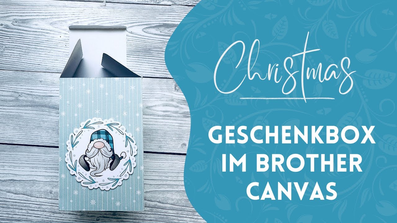 Weichnachtsverpackung 21: Geschenkbox mit dem Brother DX1350 plotten