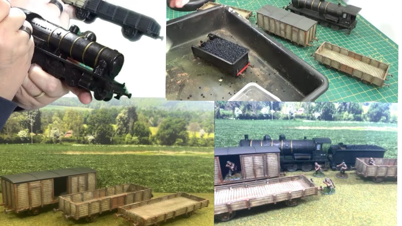 Painting & Weathering my Bolt Action Train & Wagons