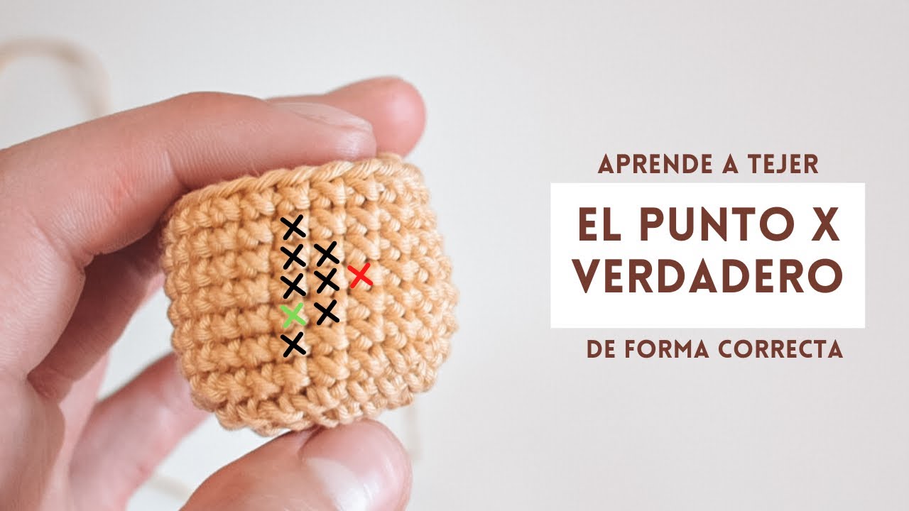 La equis falsa y la equis verdadera ¿cuál tejes? | crochet | amigurumi