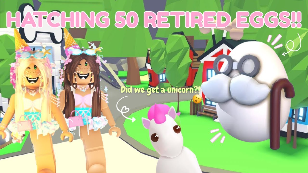 🌟Hatching 50 RETIRED EGGS! || Did we get a unicorn?🌟