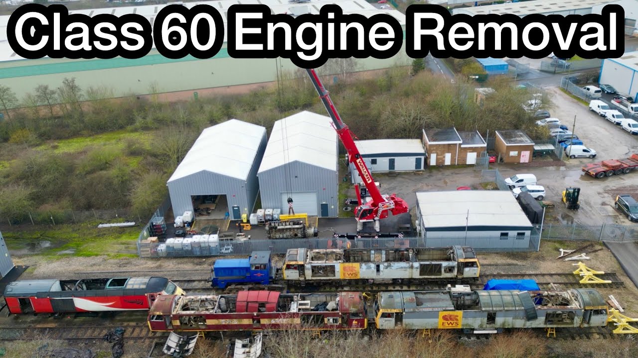 60060 ENGINE Removal Plus 60057/60075 & 43290 Being SACRIFICED for Spares at Colwick TMD