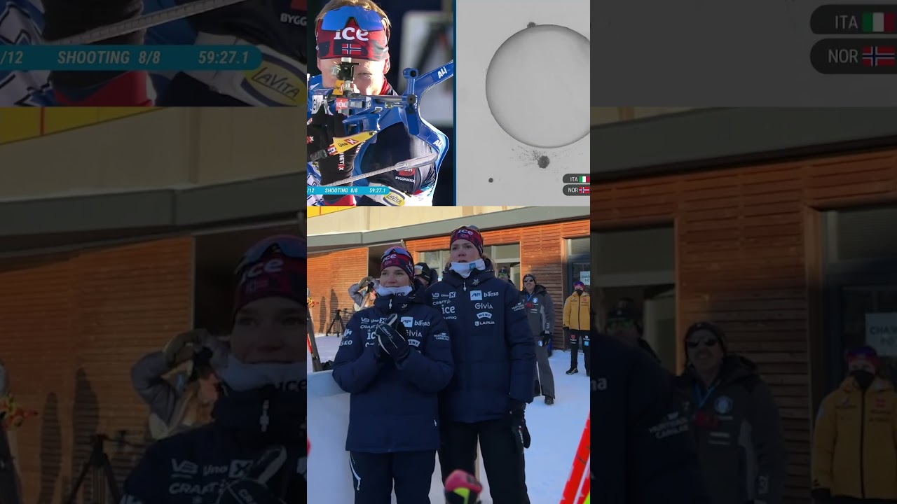When you shoot so fast even your teammates are impressed!  #biathlon