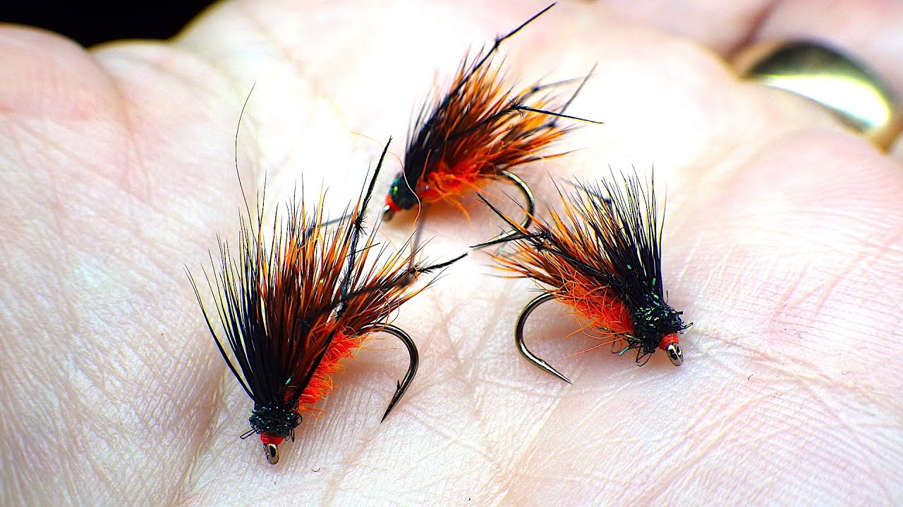 Tying a Hot Orange Leggy Hedgehog with Davie McPhail
