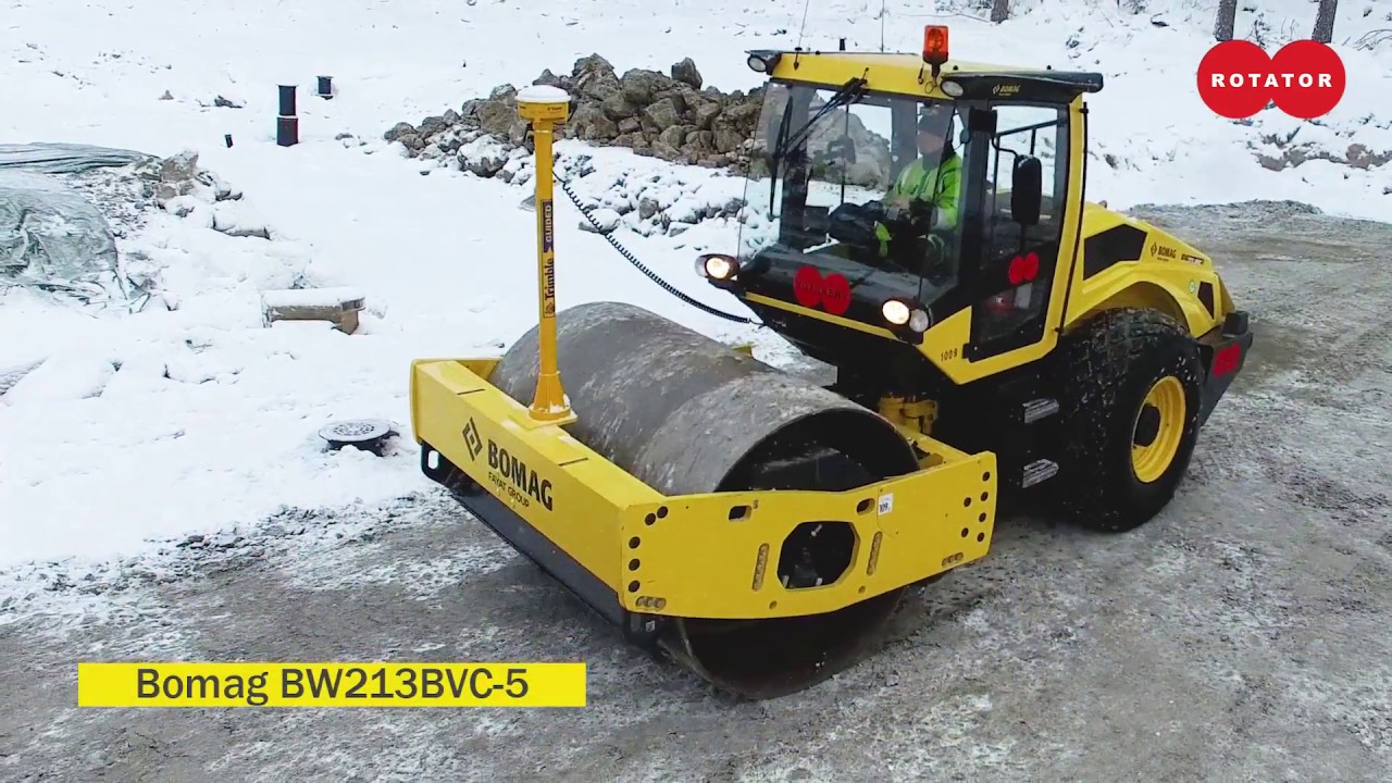 Bomag BW 213 BVC-5 jyrä 3D-mittalaitteella