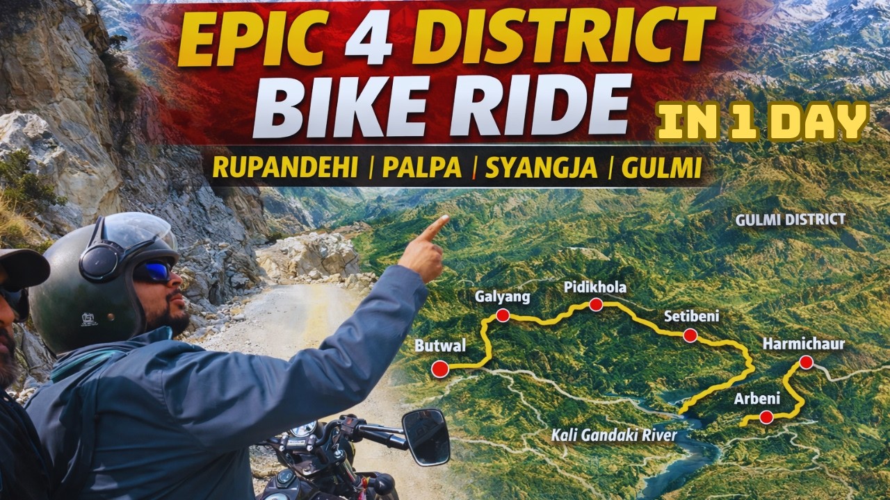 Hidden Roads of Nepal 🇳🇵 | Riding Through Kali Gandaki Corridor | 4 Districts in One Day