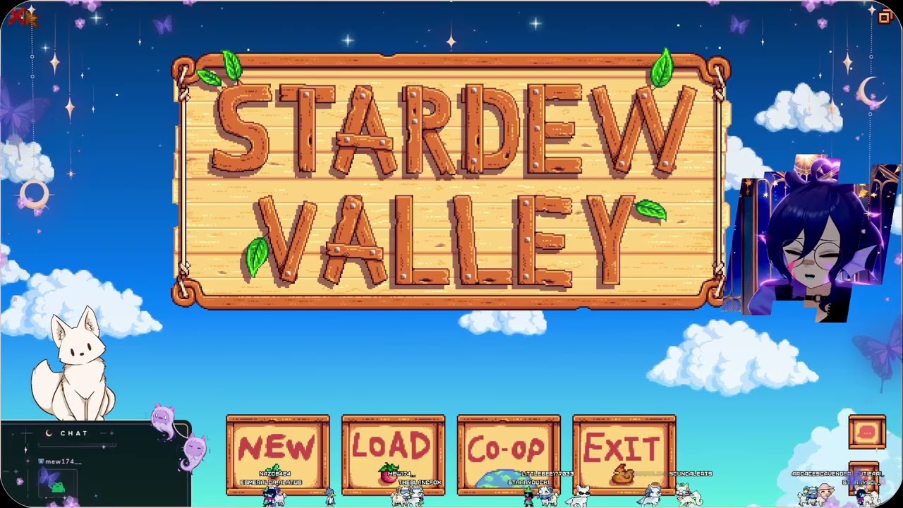 【Jan 21 VOD】🍓A Spirit and a Fox start a cozy little farm in Stardew Valley🍓 ⁺₊☾⋆