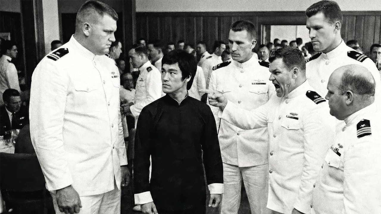 Bruce Lee Na Ceremonii Marynarki „Walcz Z Prawdziwym Artystą Walki!” Rzekł Oficer 10 Sekund Później