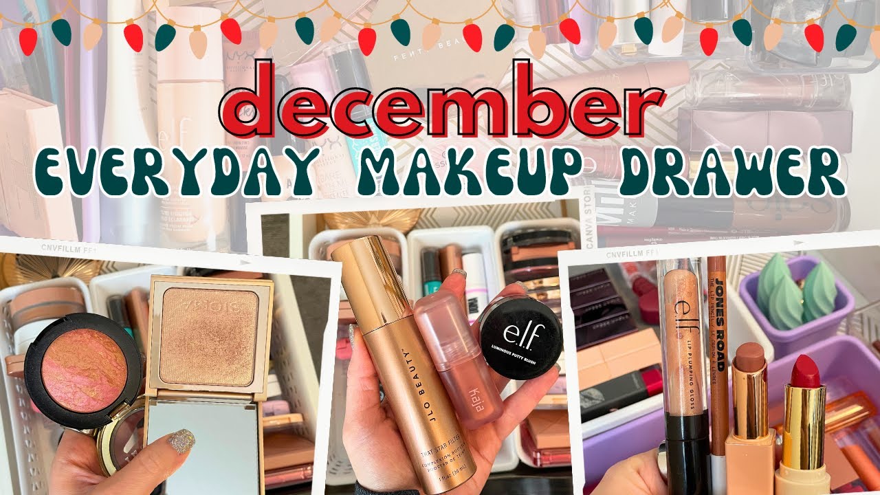 Refreshing My Everyday Makeup Drawer for the HOLIDAYS ✨🎄 Shop My Stash December 2023