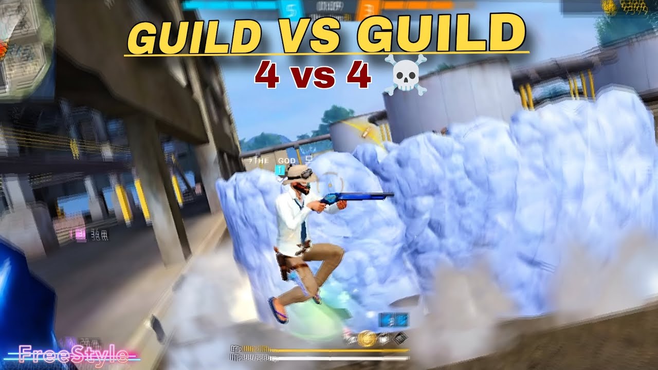 GUILD VS GUILD 🎯 4VS4 COSTOM 🎯 FREEFIREHEDSOT 