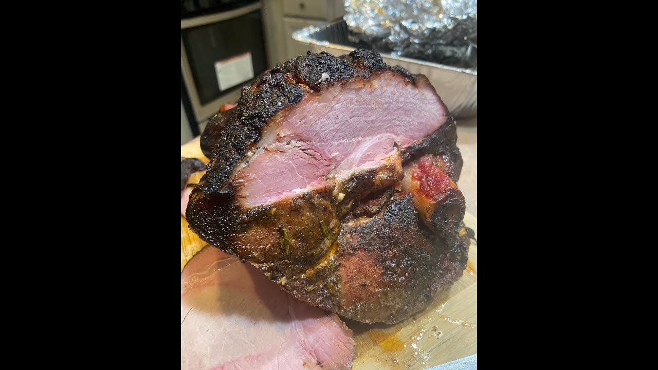 Smoking a Fresh Ham