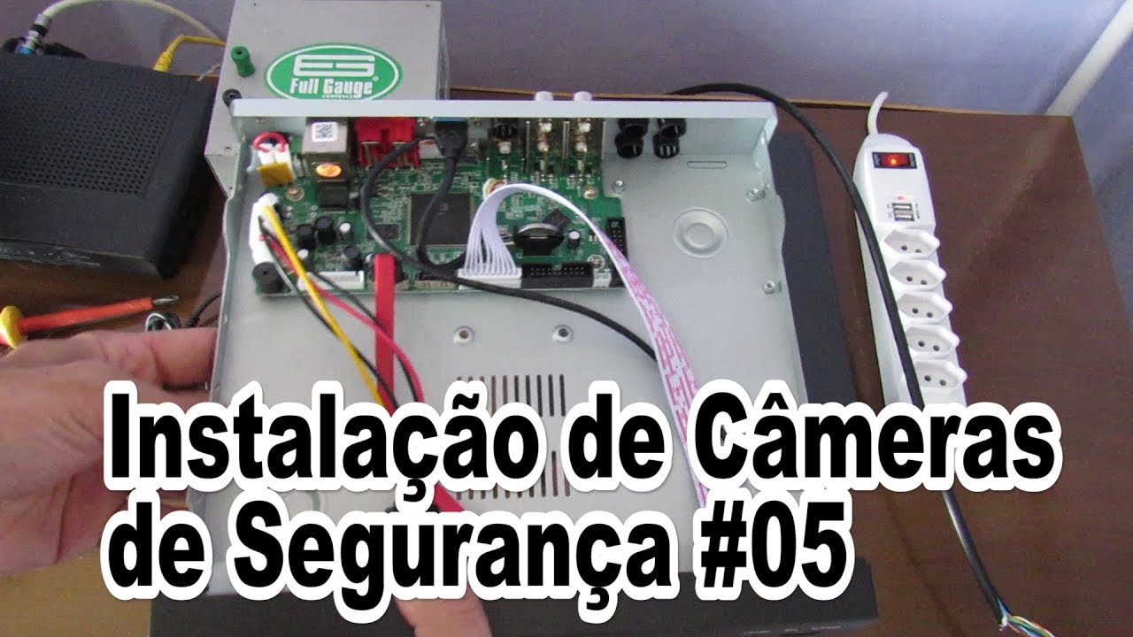 Instalação de Câmeras de Segurança - Aula 05