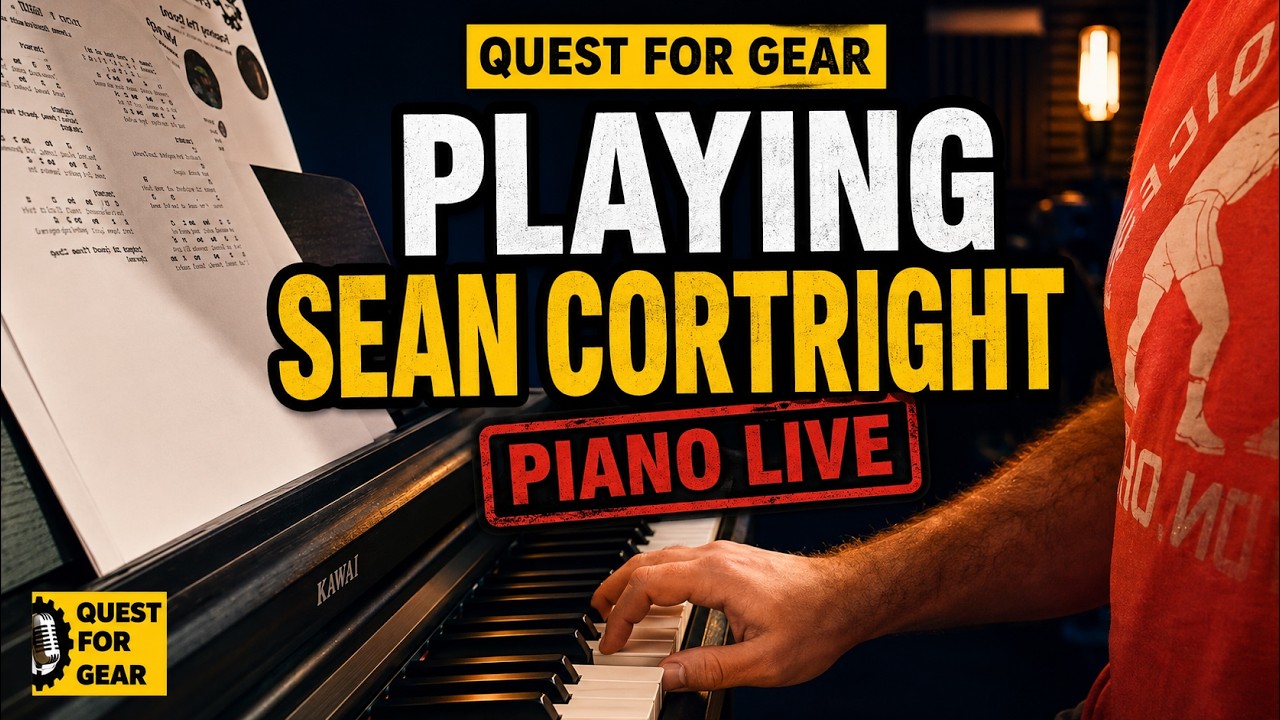 Quest for Gear is live! : Playing a Sean Cortright Song on Piano (Live)