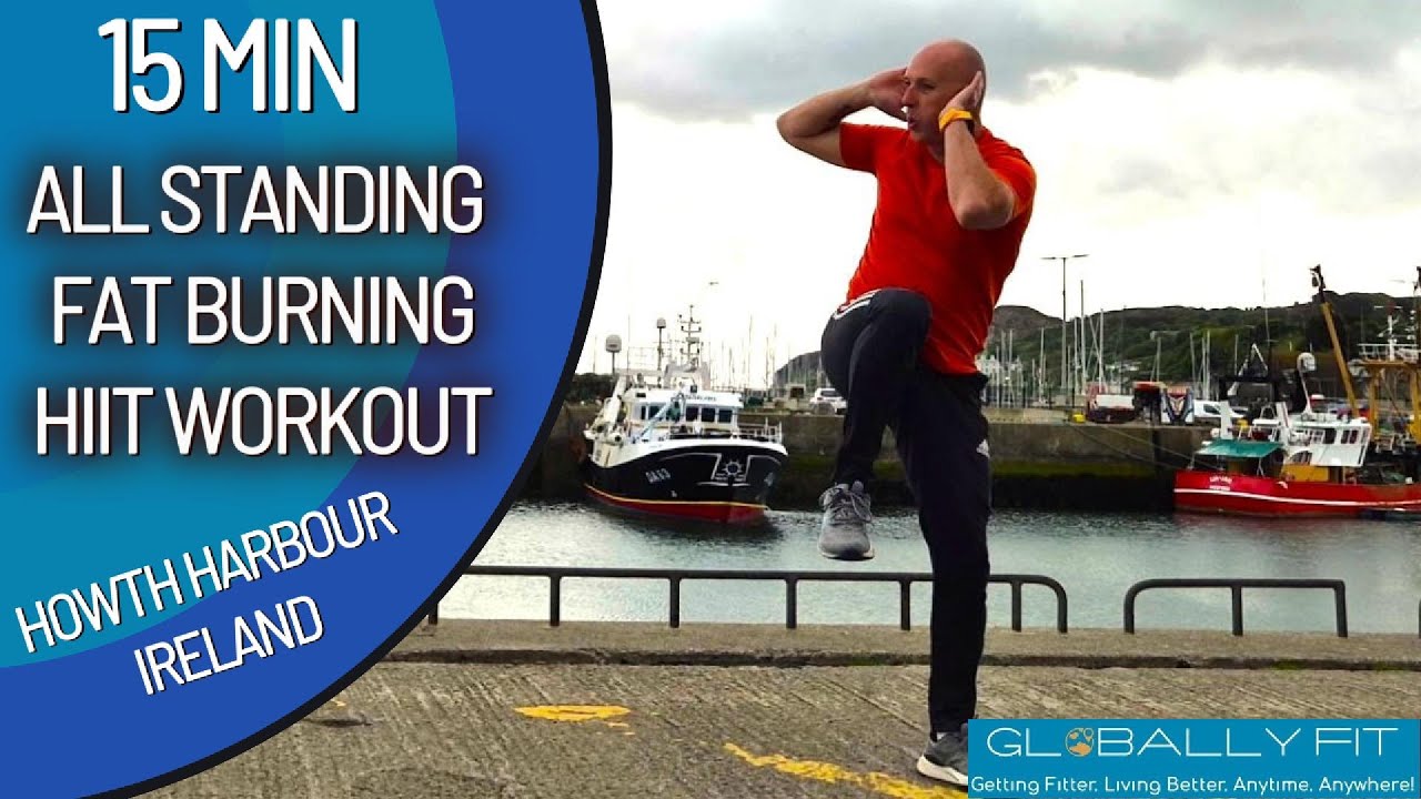 All Standing HIIT Workout (15 Minutes) | Full Body Fat Burn