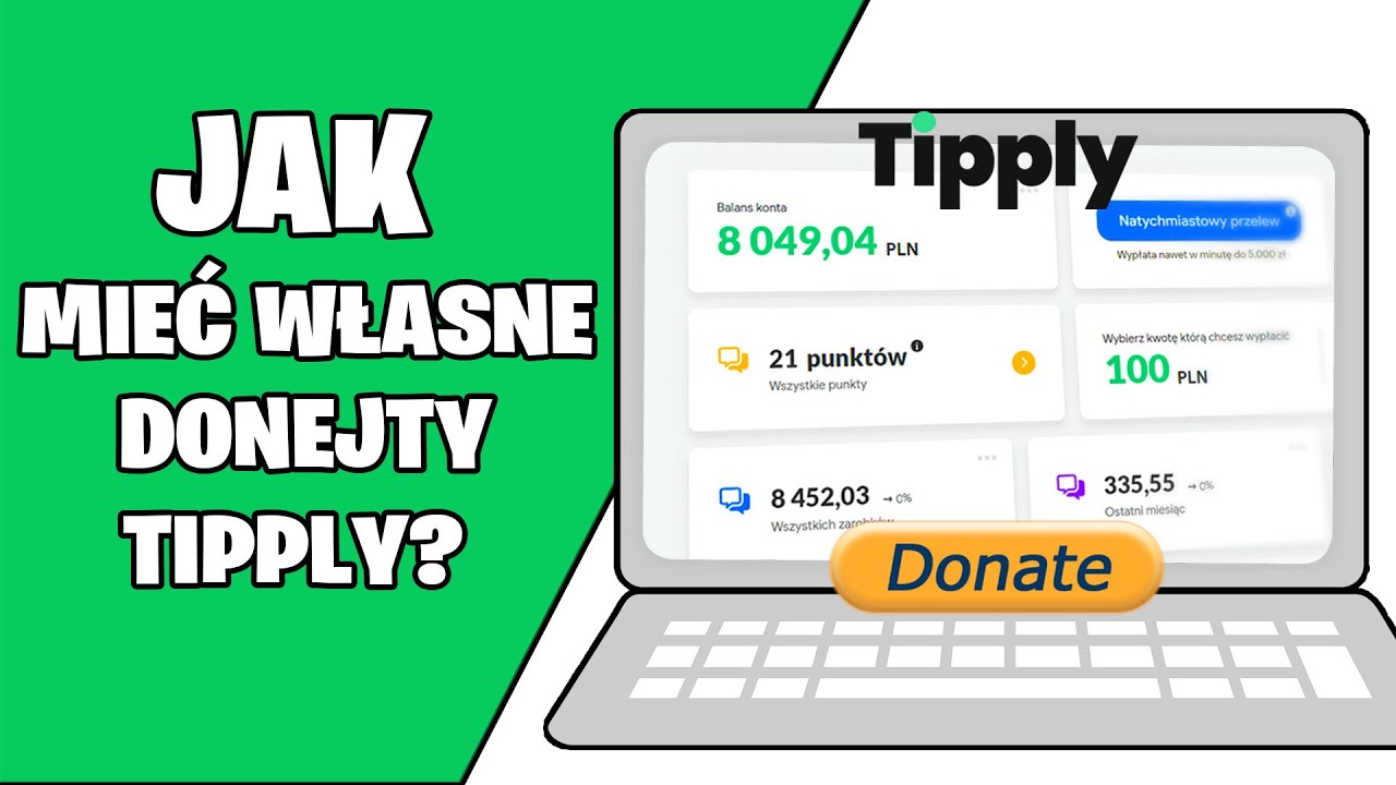 Jak mieć DONEJTY na STREAMIE? Jak założyć konto na Tipply? (live)