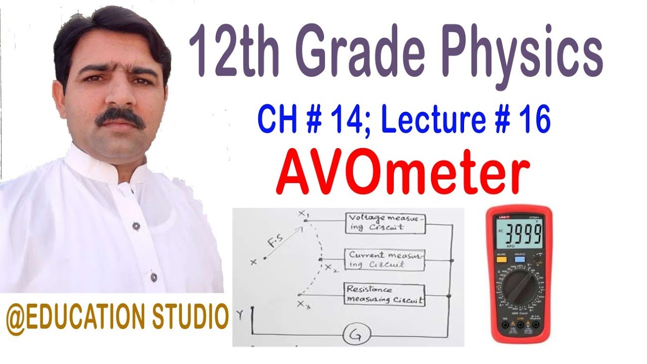 AVOmeter|Ch # 14|Lec # 16|Urdu Hindi|Digital Multimeter|Prof Muhammad Ajmal|