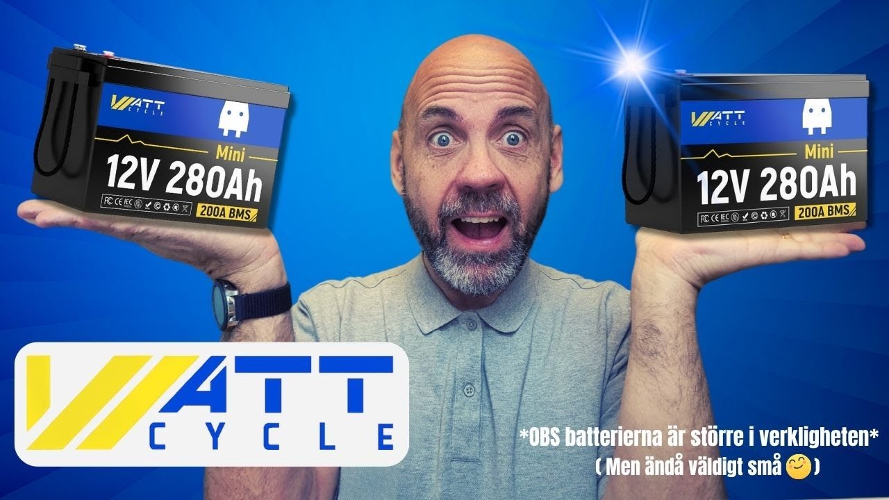 Galen uppgradering 🔧⚡Så installerar vi 2x WattCycle 280Ah