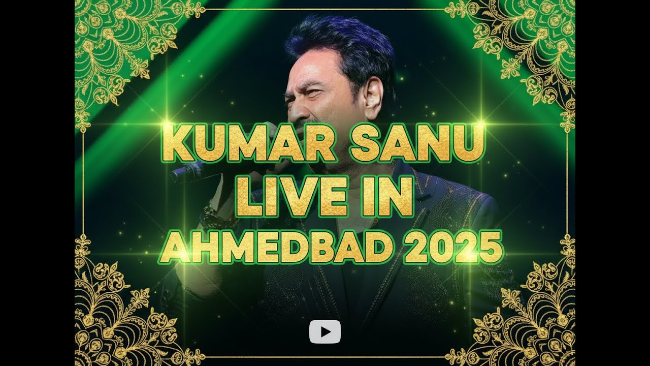 Kumar Sanu Live in Ahmedabad 2025 | Legendary Bollywood Hits Night | Full Concert Experience