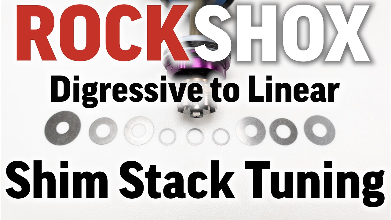 Rockshox Deluxe Compression Shim Stack Tuning change from digressive to linear - guide for beginners