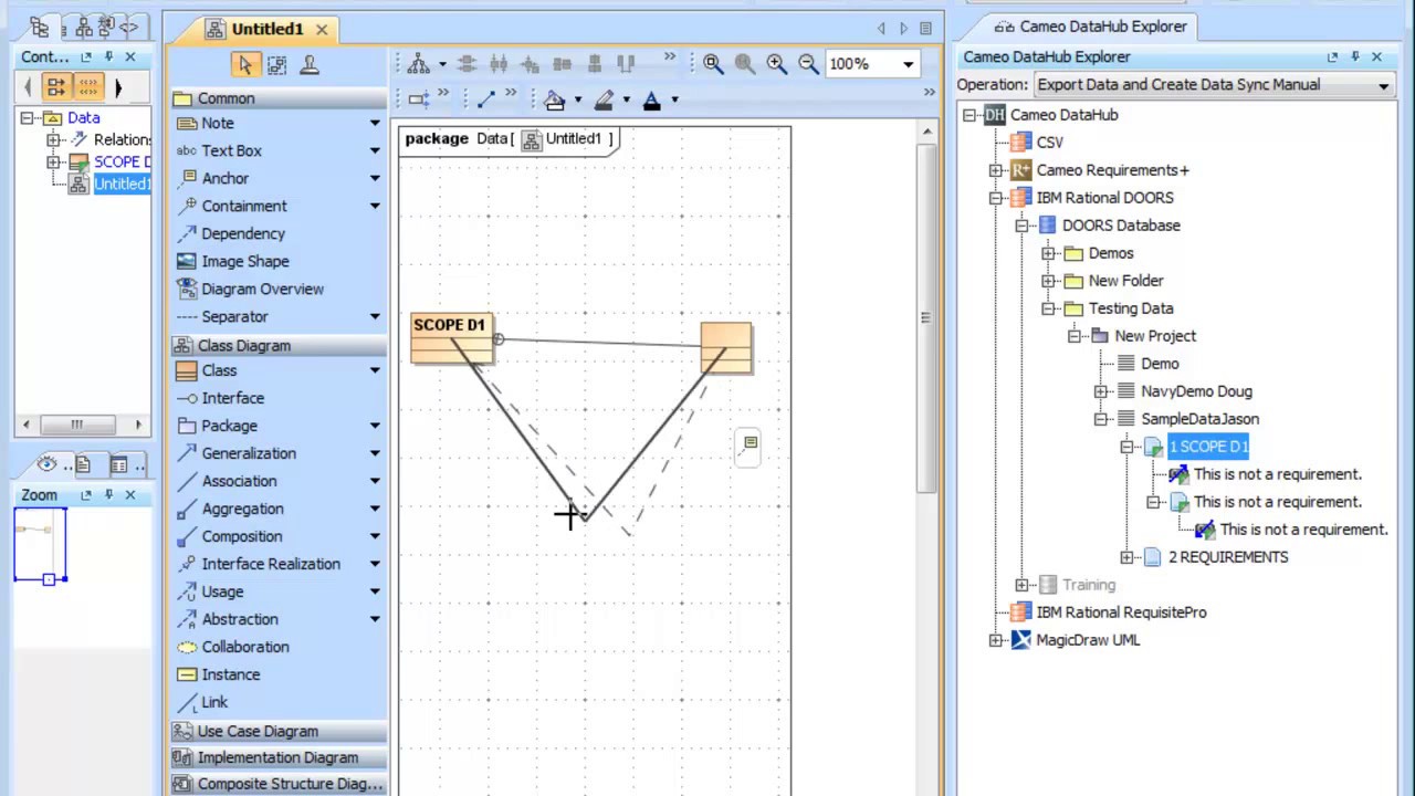 Cameo DataHub with MagicDraw