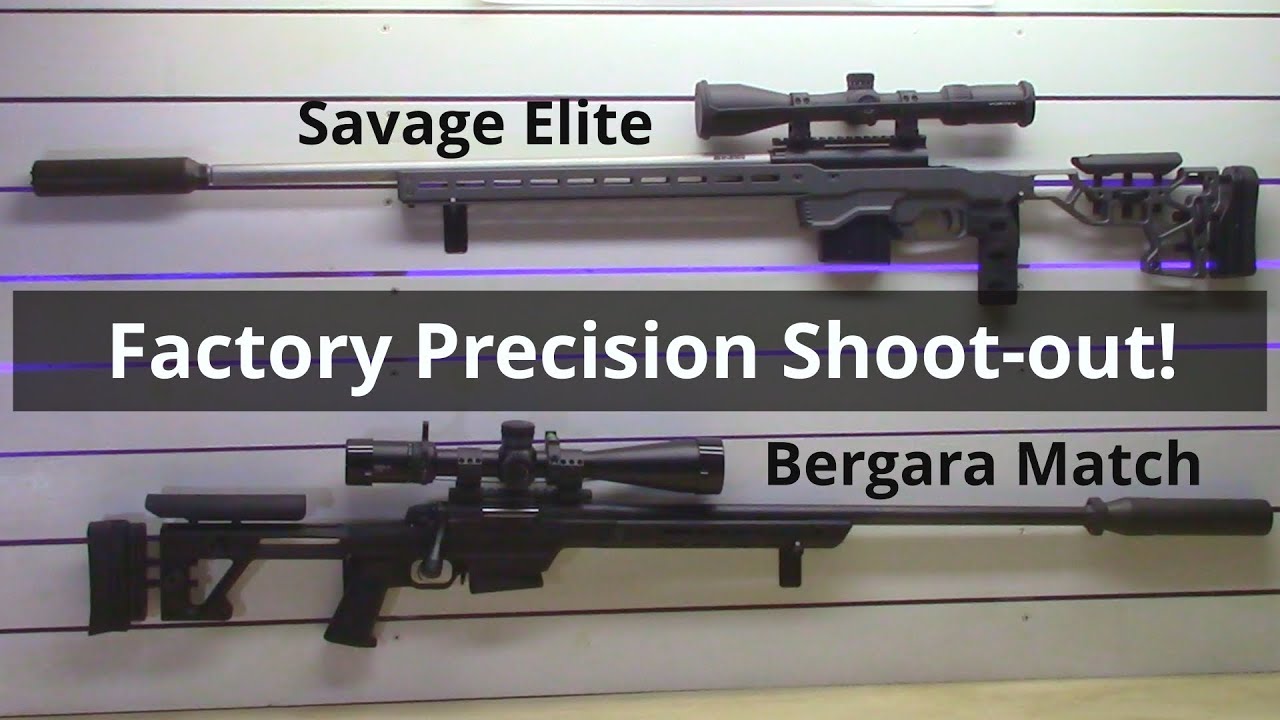 Матч Savage Elite Precision против Bergara: перестрелка в режиме Match Precision.