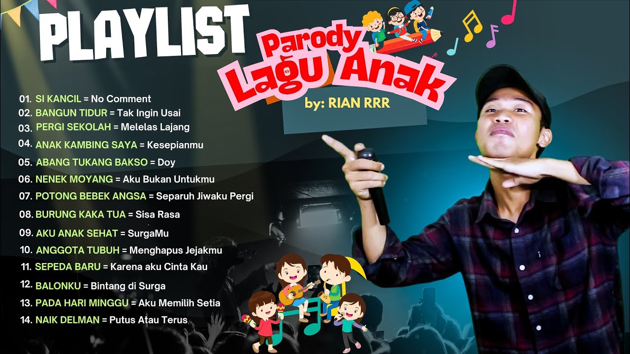 NGAKAK ABIS‼️PLAYLIST PARODY LAGU ANAK COVER RIAN RRR