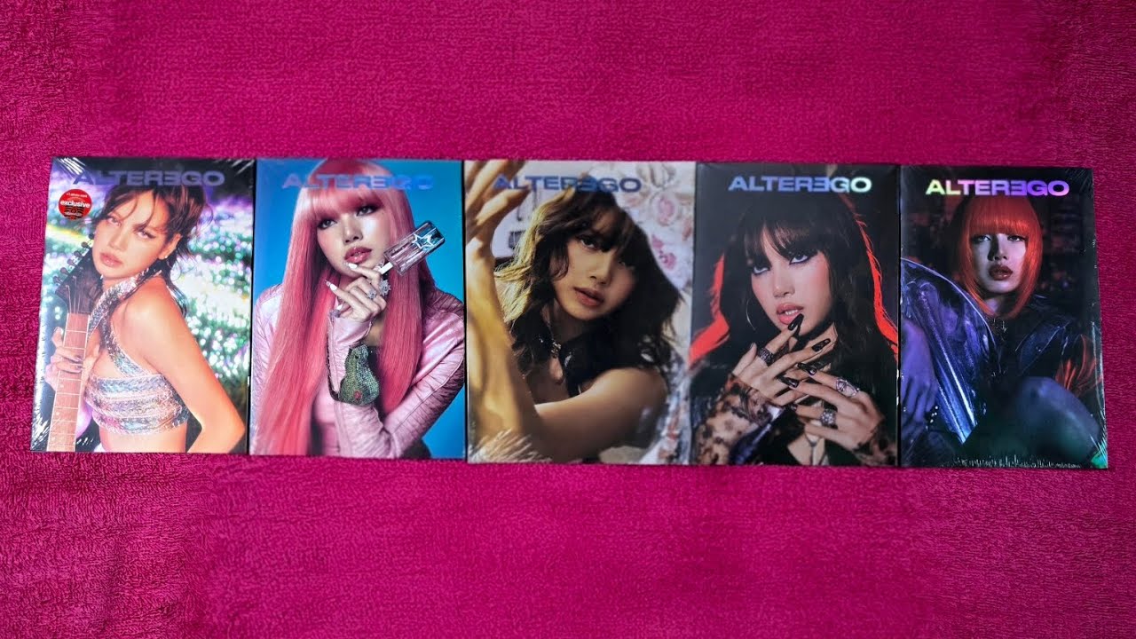 [UNBOXING] LISA 1st Studio Full Album 'ALTER EGO' All Version 