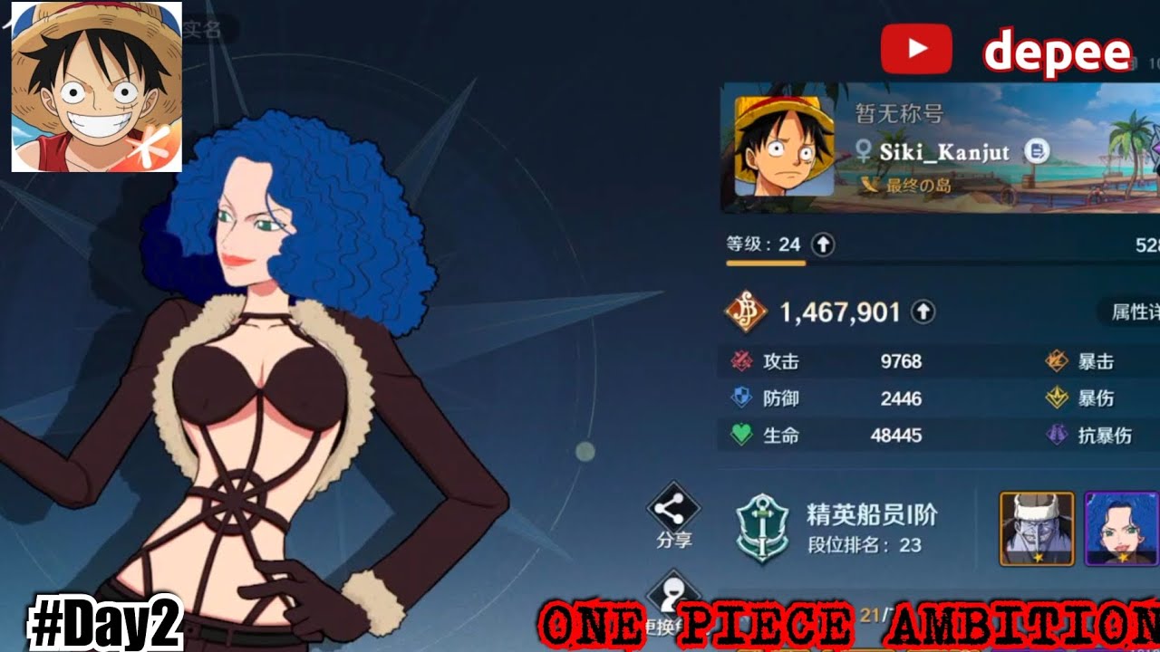 #day2 main akun baru - One Piece Ambition