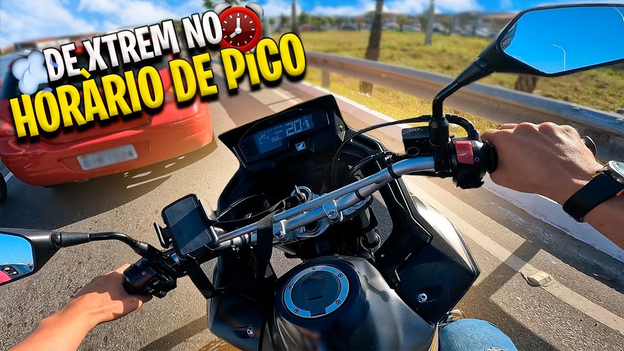 XRE 300 NO HORARIO DE PICO / MODO RAIZ