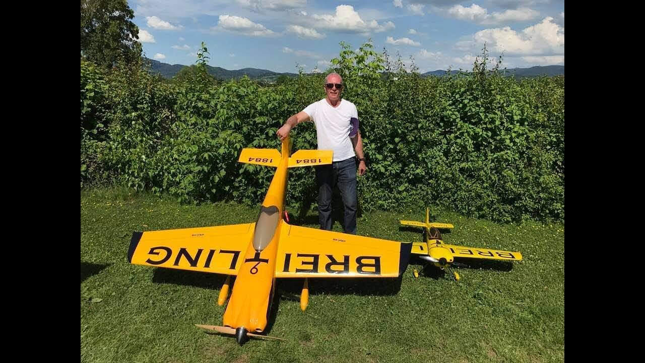 MXS-R Breitling Design Maiden Flight video with some data and music