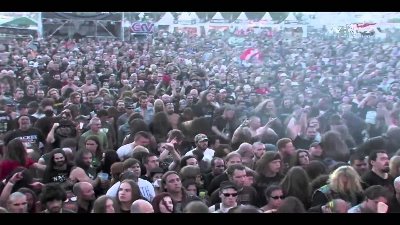 Carcass - Cadaver Pouch Conveyor System - Live @ Wacken 2014 [GoPro MOSHCAM]