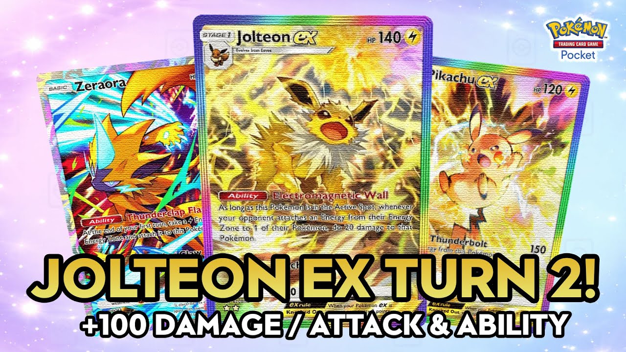 Jolteon EX Deck! Counter META | Pokémon TCG Pocket