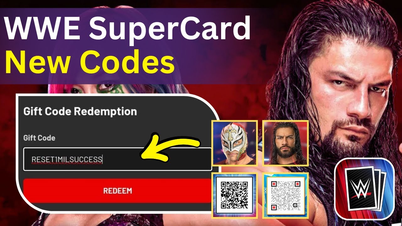WWE SUPERCARD CODES 2025 🎁 WWE SUPERCARD GIFT CODE - WWE SUPERCARD QR CODES