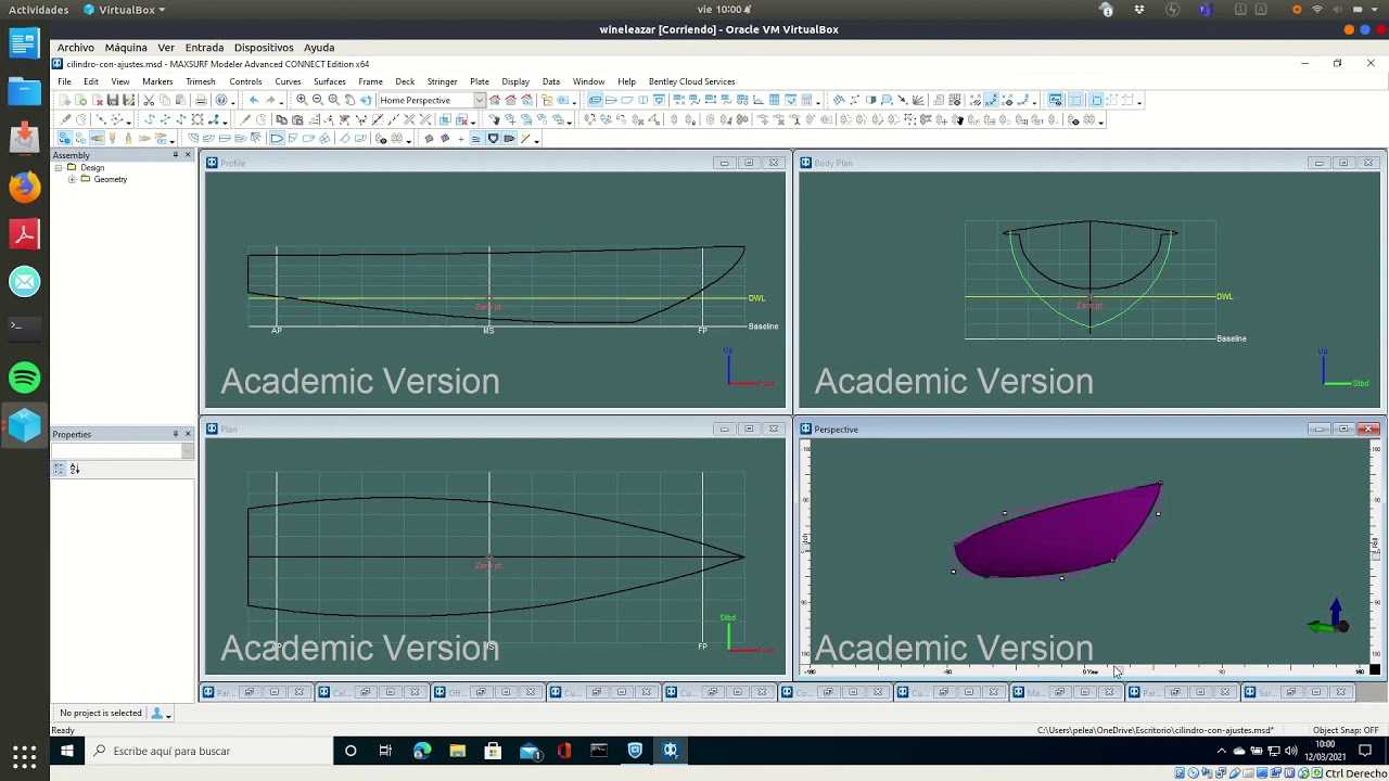 Empezando a diseñar con MAXSURF III
