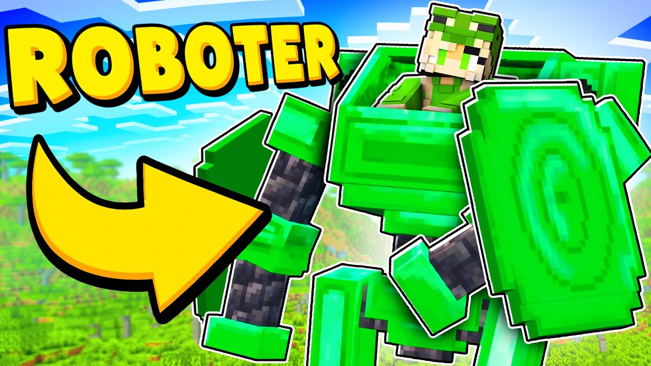 ich in einem ROBOTER MINECRAFT DURCHGESPIELT