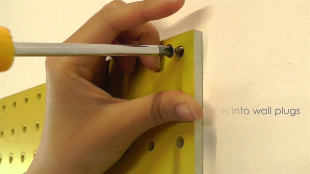 Block - Wall mounting your Pegboard