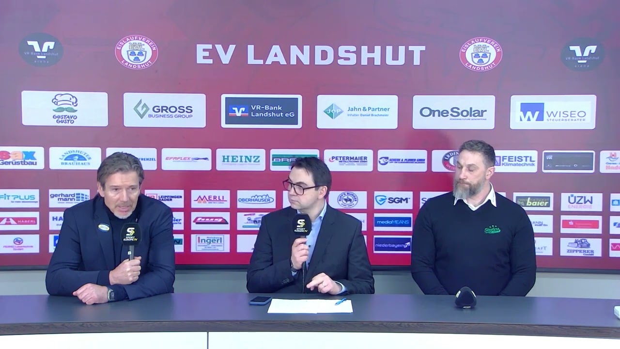 EV Landshut vs Bietigheim Steelers (20.01.2026) – Pressekonferenz