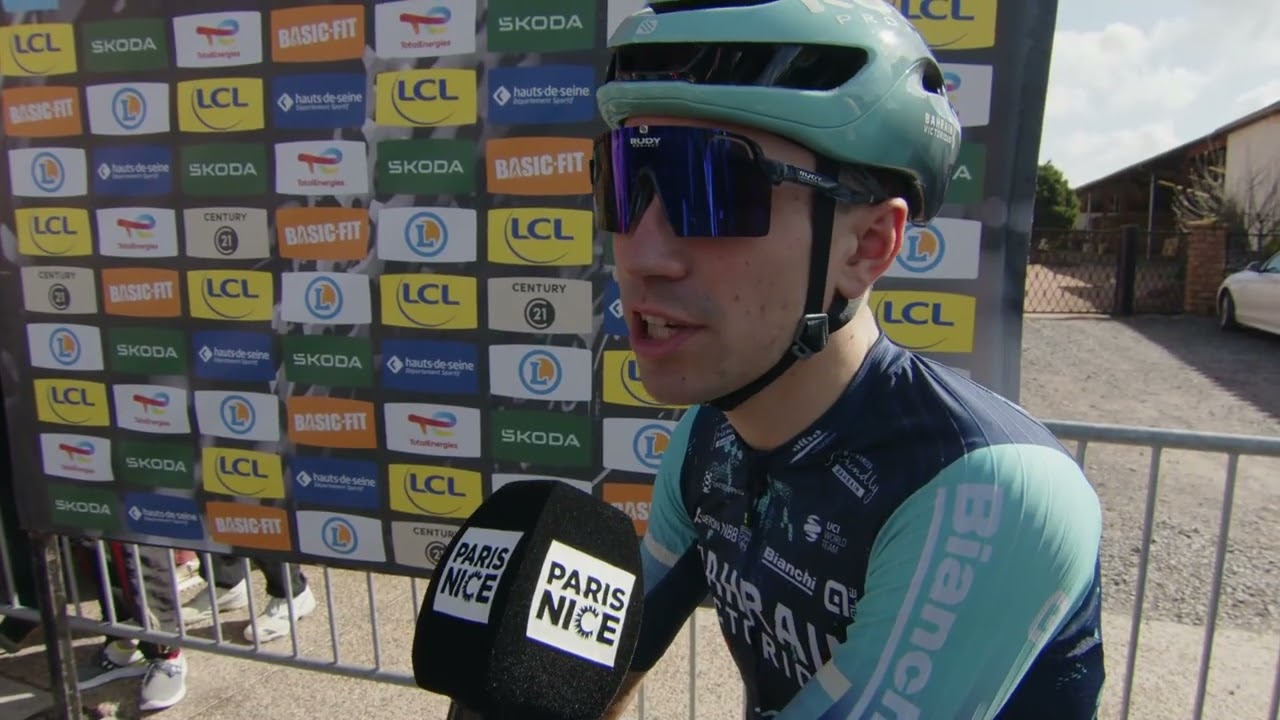 Lenny Martinez - Interview au d&eacute;part - Etape 5 - Paris-Nice 2026
