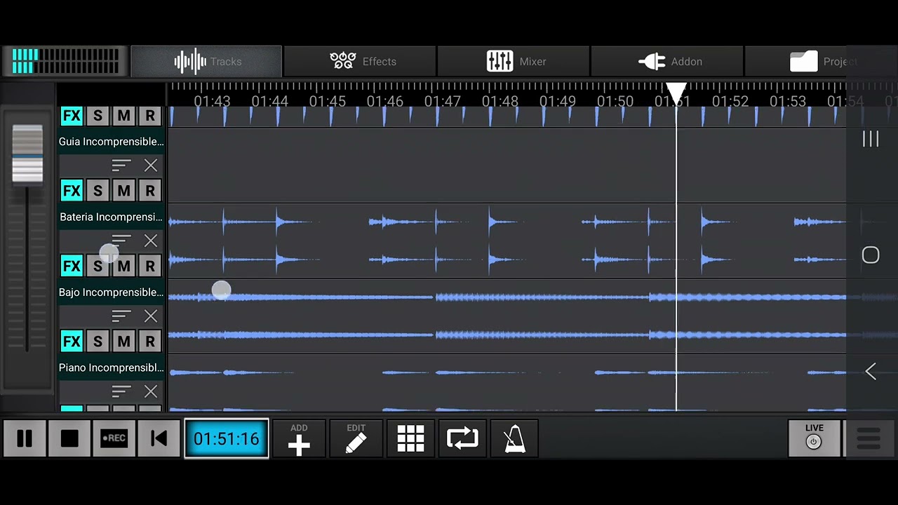 Multitrack incomprensible amor New Wine.