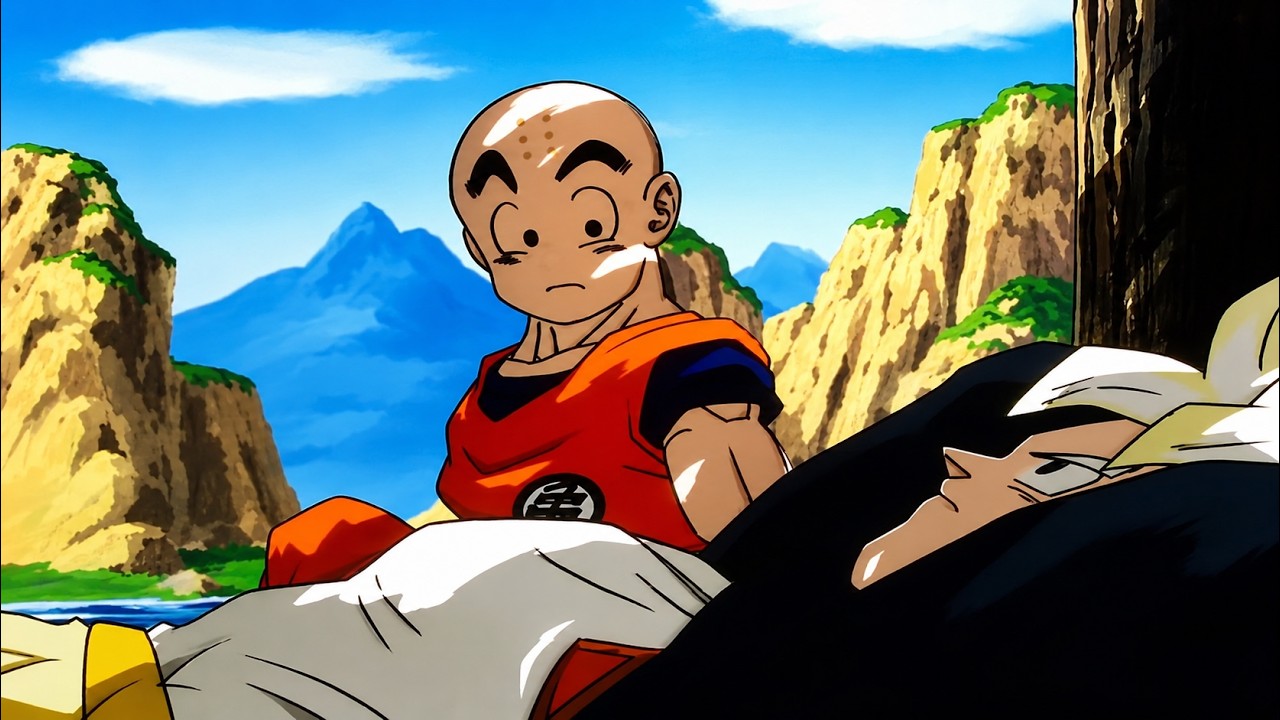 Goku Teaches Krillin True Strength Before the Cell Games Dragon Ball Z