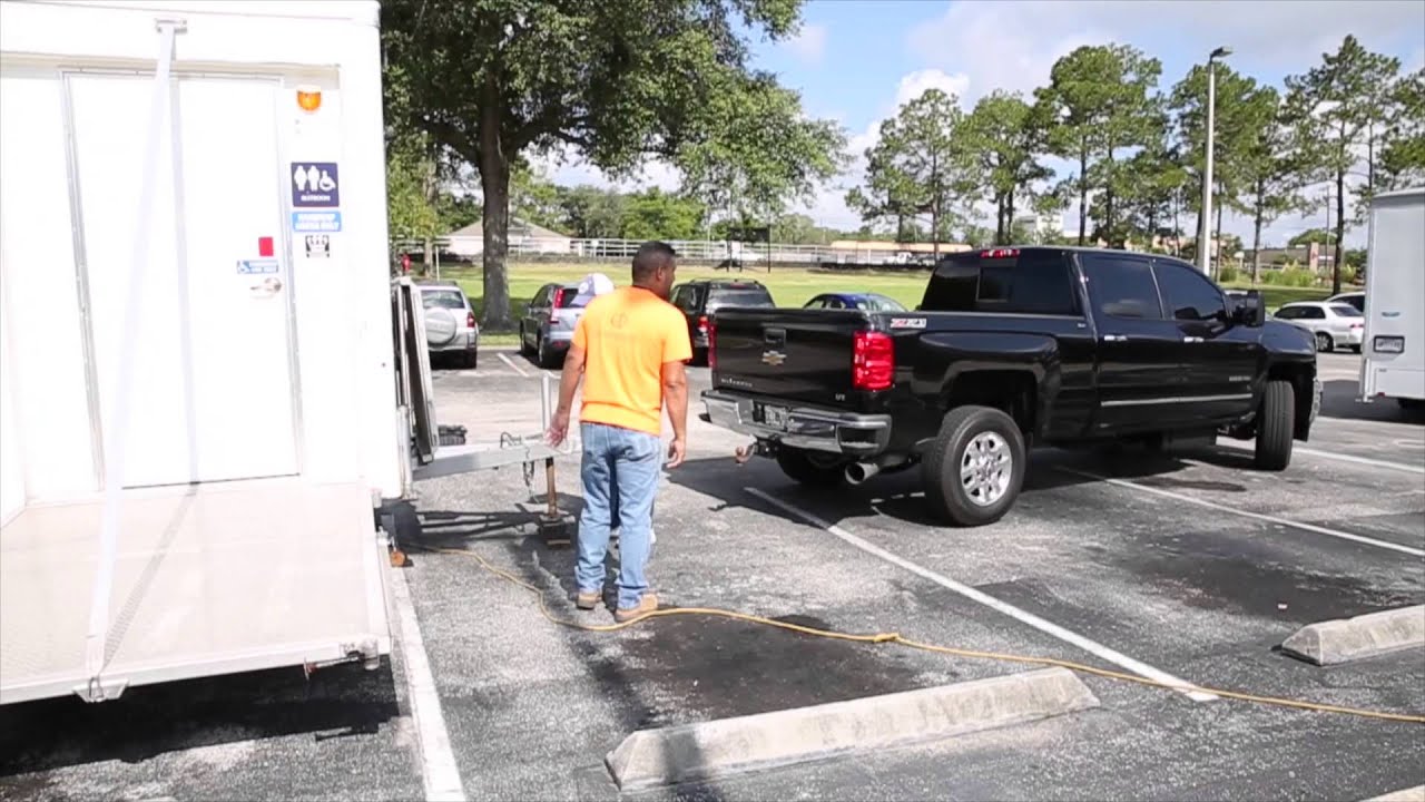 Portable Restrooms Trailer | ADA Portable Restrooms Trailer For Sale