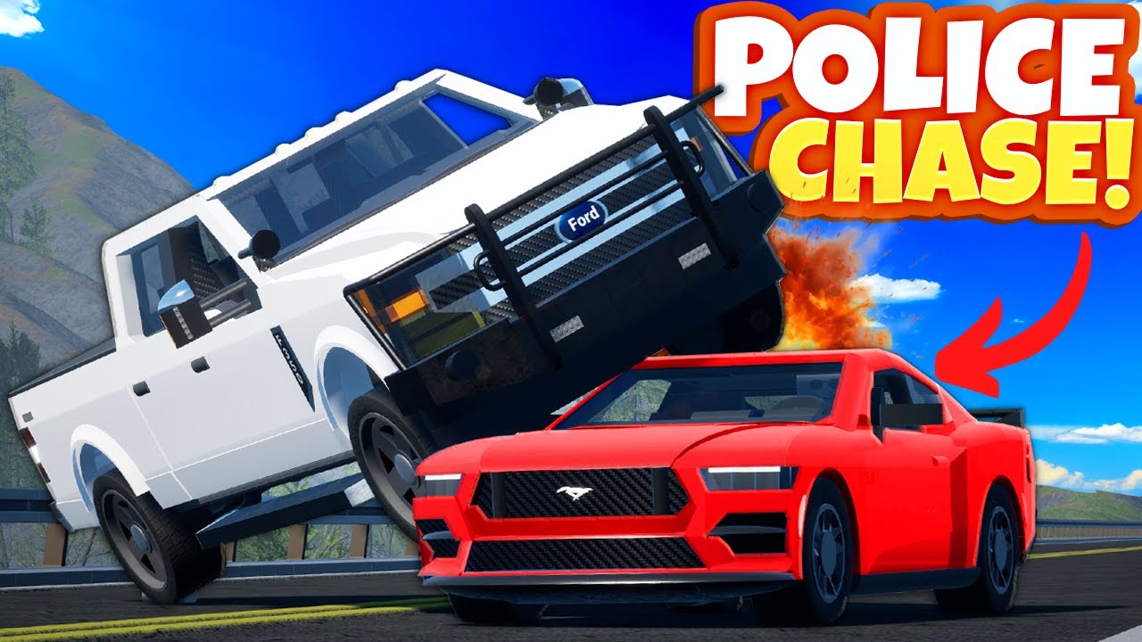 Brick Rigs Multiplayer: Insane Police Chases & Crashes on a NEW Mountain Map!