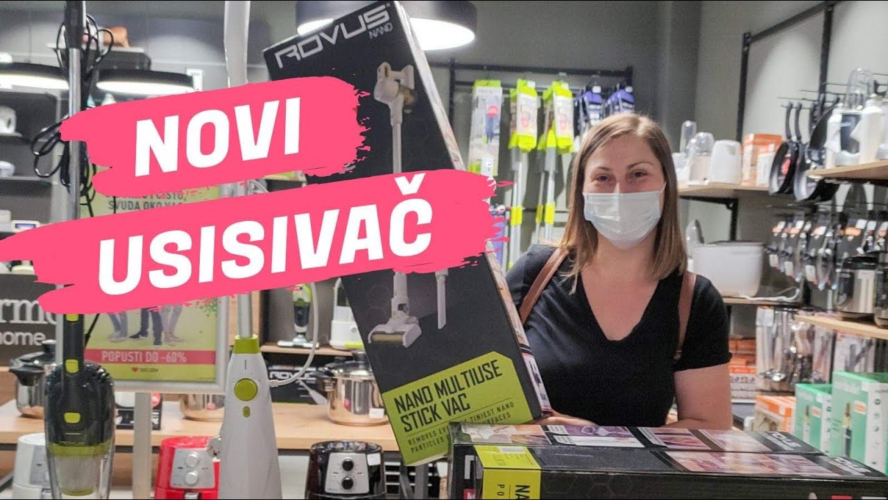 Testiram NOVI Rovus Nano Štapni 2U1 USISIVAČ