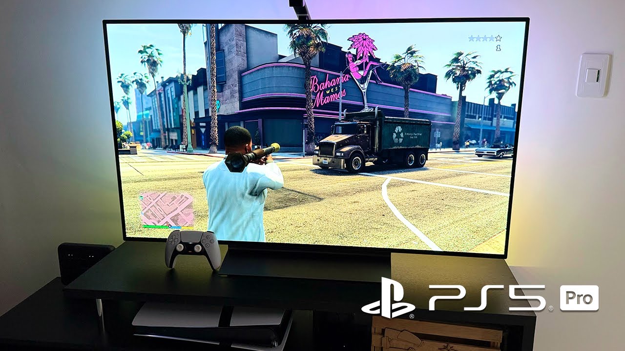 GTA V On LG OLED C4 (PS5 Pro Gameplay) 4K 60 Fps HDR | Govee TV Backlight 3
