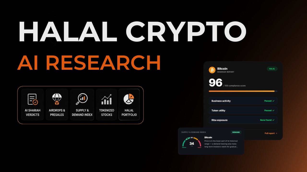 The Ultimate Halal Crypto Research Platform for all Muslim Investors | ShariaQuant AI